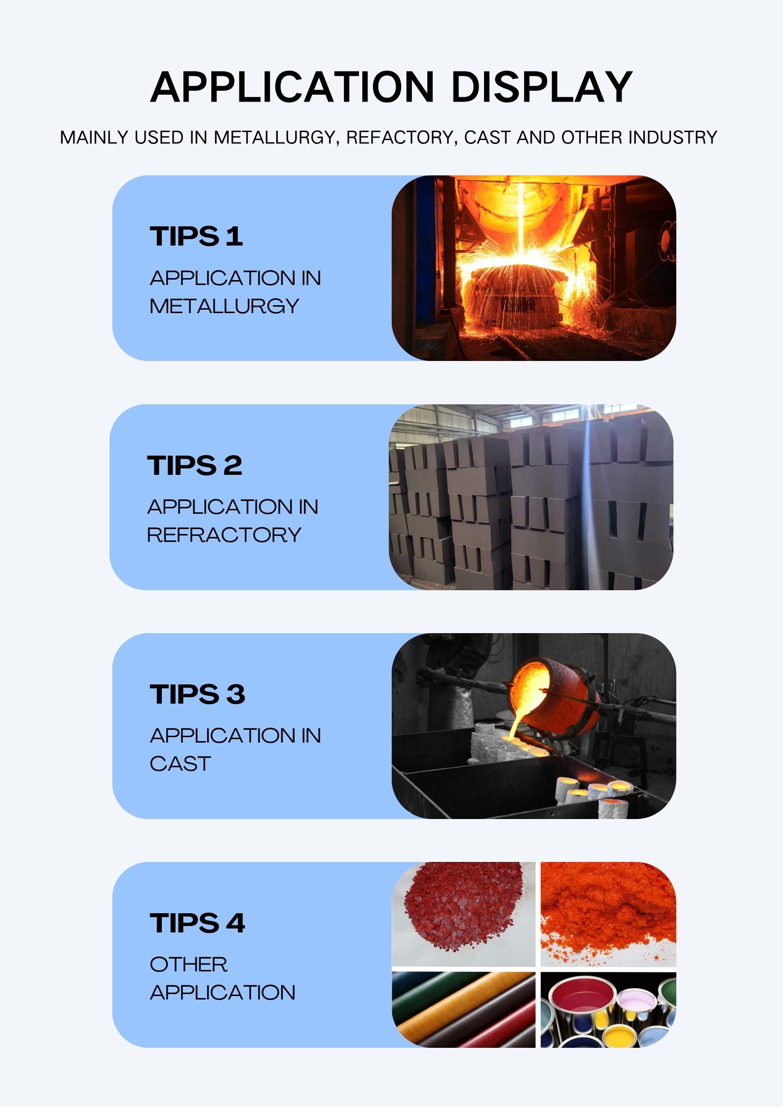 Krom Cevheri Kromit Tozu Cr2O3% 46 100Mesh Yüksek Refrakterlik Metalurji-Kimyasal Döner Fırın