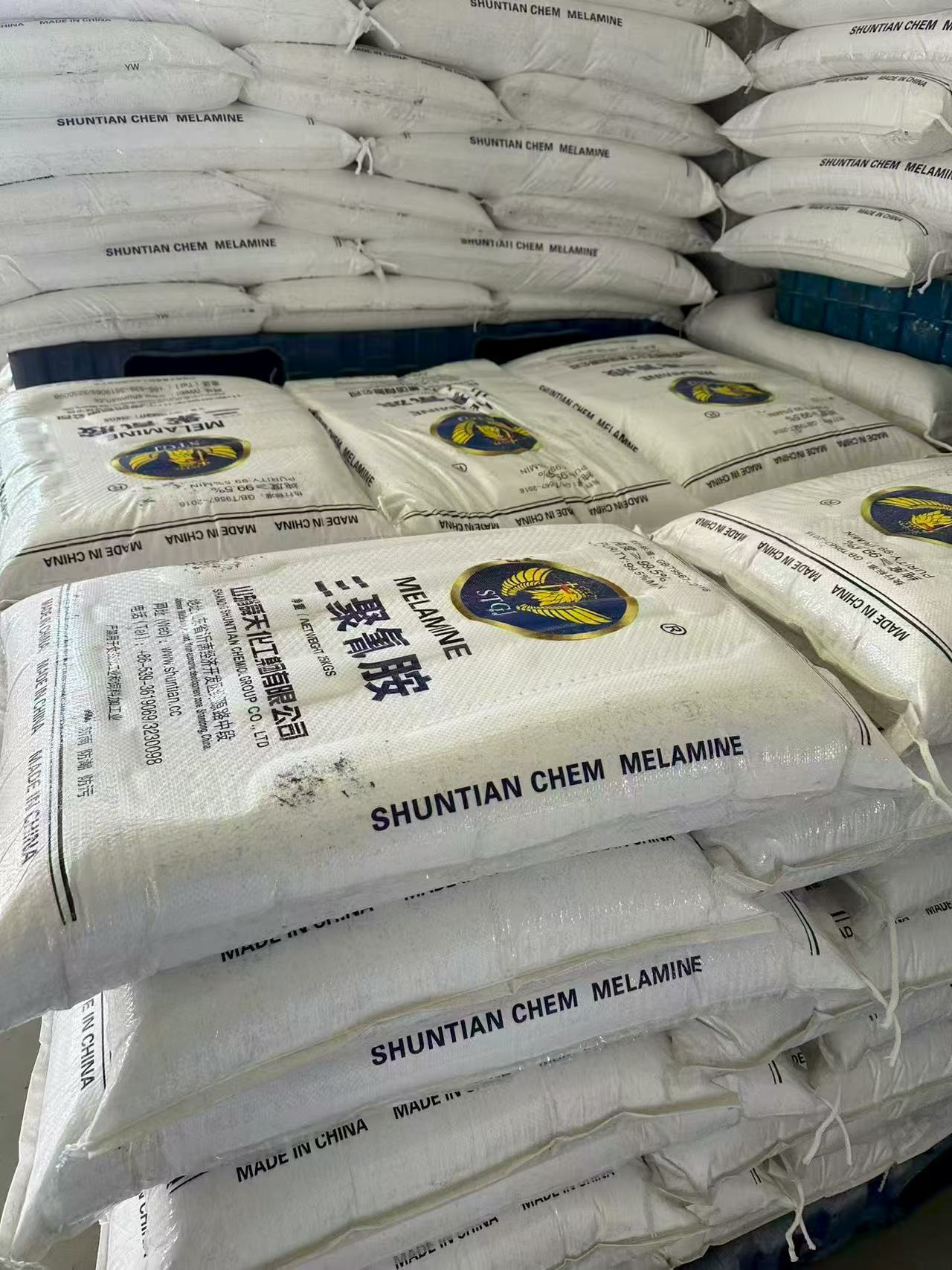 CAS 108-78-1 ile Yüksek Saflıkta Yüksek Kaliteli Melamin